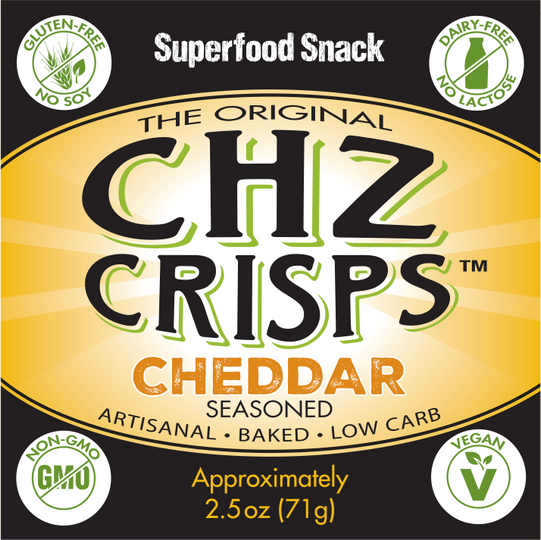 CHZ Crisps, Cheddar, Seasoned