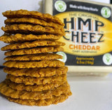 Chz Crisps, Cheddar (The Original) - Closeup image of crisps